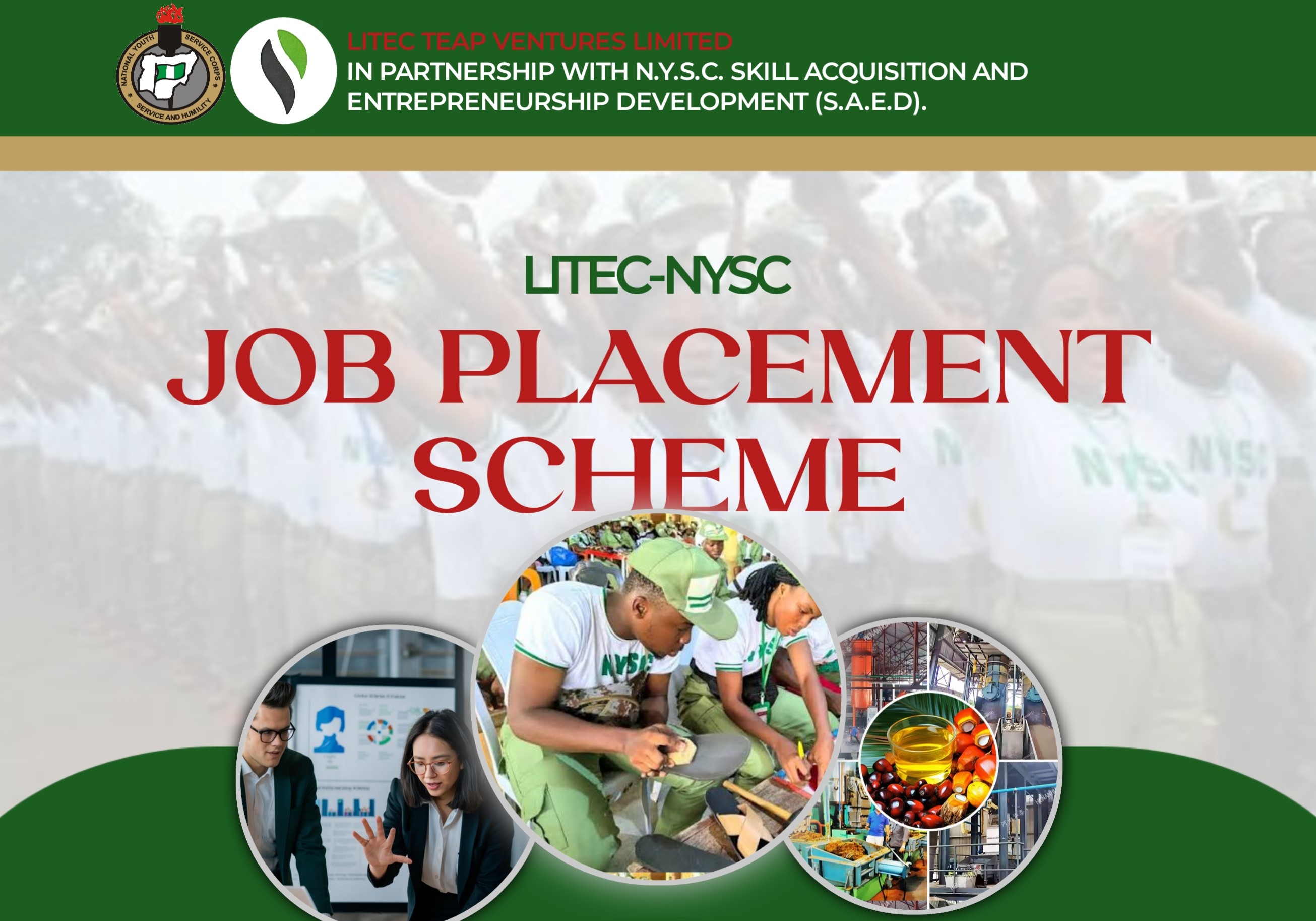 LITEC-NYSC Partnership!, your Gateway to financial independence and freedom